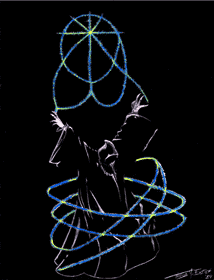 "Black Magic" displayed at Elfwood.