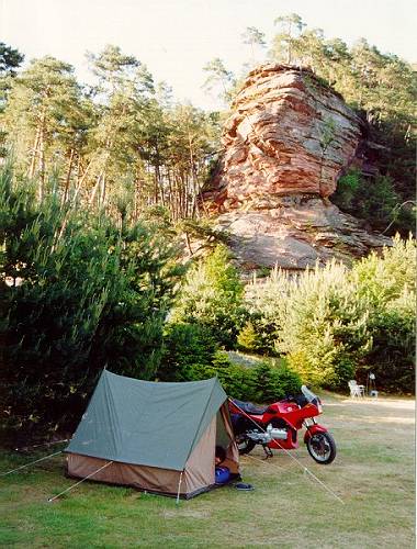 Camping close to Dahn