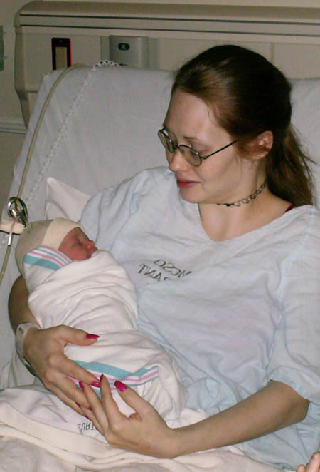 Monika with Mommy
