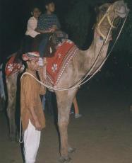 Children aboard Camel- Chouki Dhani