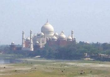 View of Taj from Agra Fort