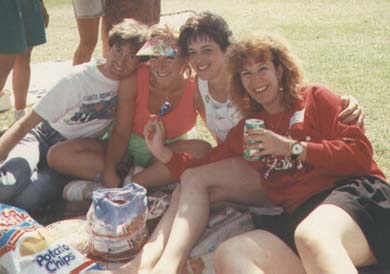 Larry Lyons, Edy Gershbock, Cindy Luster, and Temmie Novak