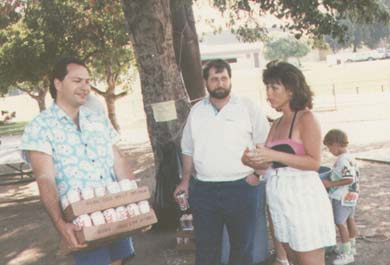 BIll Fluster, Joe Carmel, and Elaine Segal