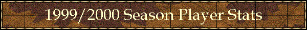1999/2000 Season Player Stats