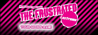 GLAY ARENA TOUR 2004 THE FRUSTRATED -extreme- TOUR GOODS
