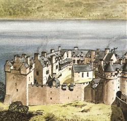 Urquhart Castle - Nether Bailey