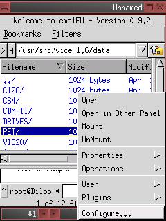 emelfm file manager