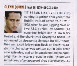 Entertainment Weekly Tribute