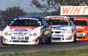 Winton, leading Garth Tander and Craig Lowndes