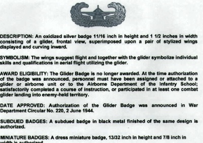 Glider wings