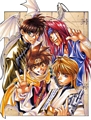 the four boys of saiyuki; manga image