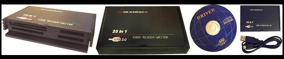 USB 2.0 CARD READER/WRITER (ALL IN 1)