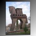 THE TROJAN HORSE THAT THEY USE TO GET IN TO SPARTA