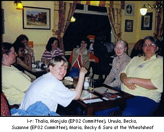 A group at dinner