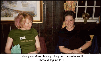 Nancy & Janet at the Old Trooper