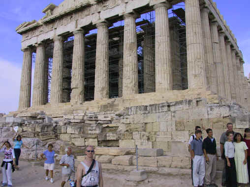 THIS PICTURE IS ABOUT TOURIST IN GREECE