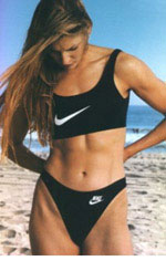 Gabby Reece in one of her Nike Ads