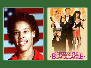 Flo Hyman acted as "Spike" in the film "The Order of the Black Eagle"
