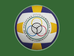 FIVB Tri-colored volleyball