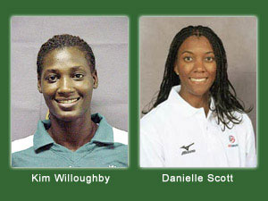Cousins Kim Willoughby and Danielle Scott