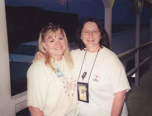 Jillw. Red Cross at Camp BOndsteel