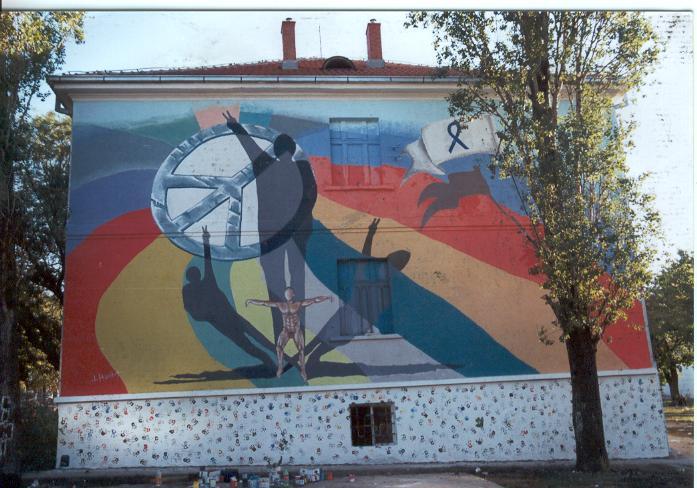 Xhevdet Doda mural completed