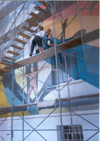 Xhevdet Doda mural