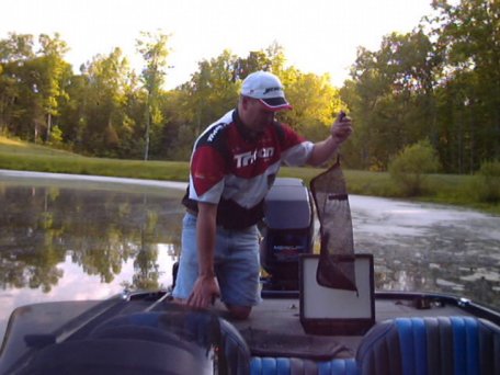 Weighing the fish