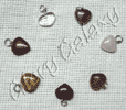 Seven Crystal Quartz Pendants
