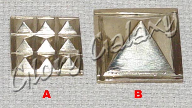Two Part Brass Pyramid