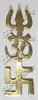 Swastik Om Trishul Brass
