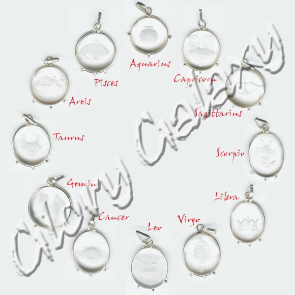Zodiac Sign Pendants