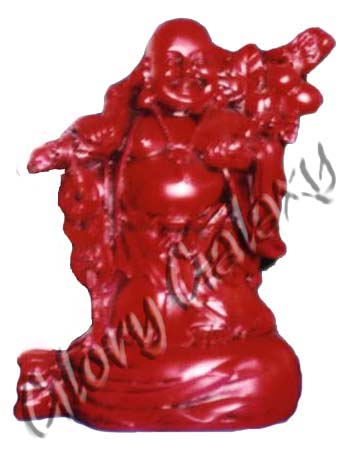 Laughing Buddha Red Nine Inch