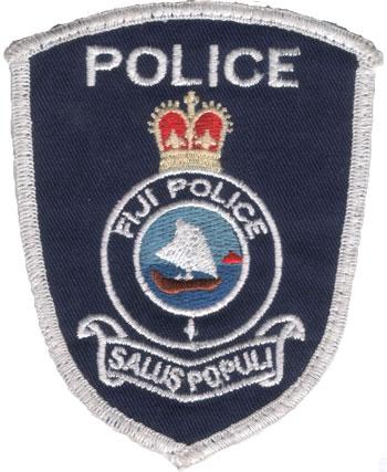 FIJI POLICE: Yes, these Officers wore a skirt as part of their uniform!