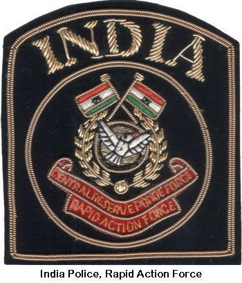 INDIA POLICE: RAF