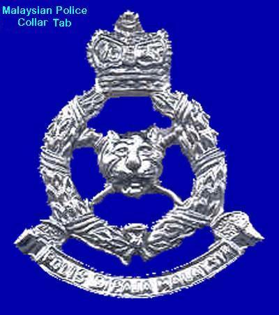 MALAYSIAN POLICE COLLAR TAB