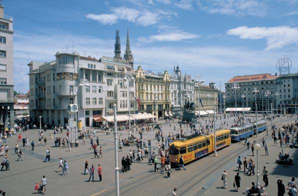 The Ban Jelacic, in the Zagreb city centre