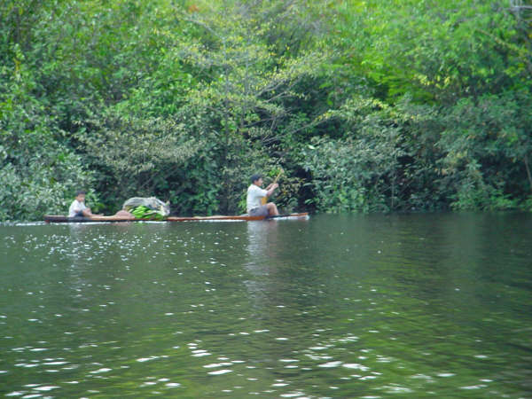 Canoeing in Sacambu Jungle