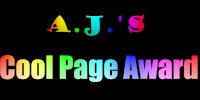 A.J.'s Cool Page Award
