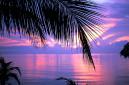 Sunset from the cayes