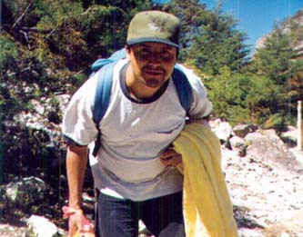 Hiking on a youth activity.