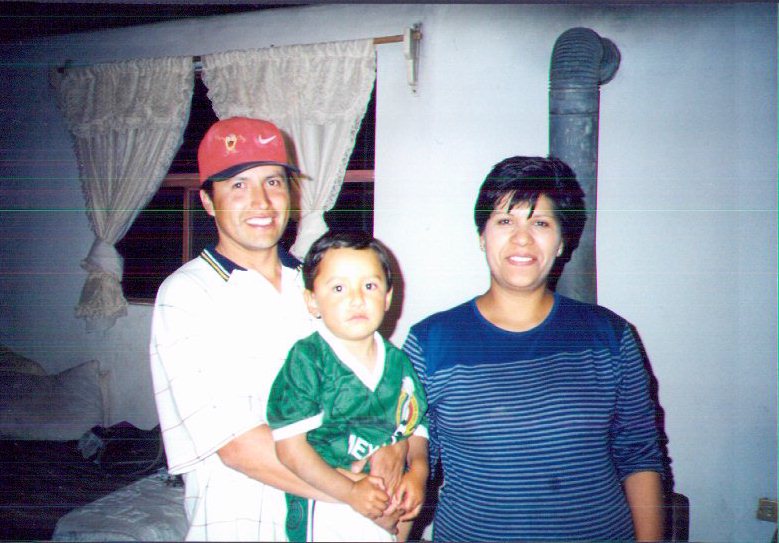 Martin and Andrea with their son Adrian