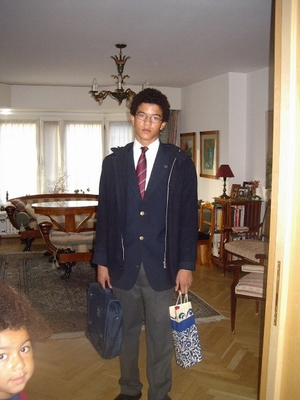 jared&nbsp; off to school