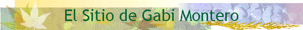 El Sitio de Gabi Montero