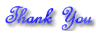 Thank You's
