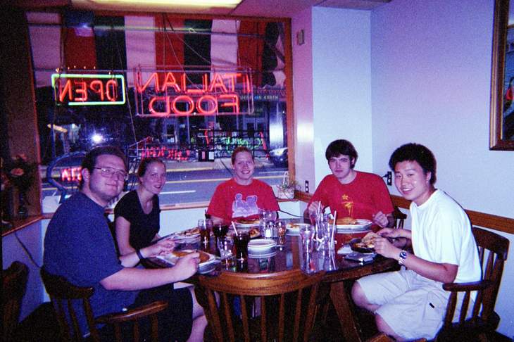 The last supper.