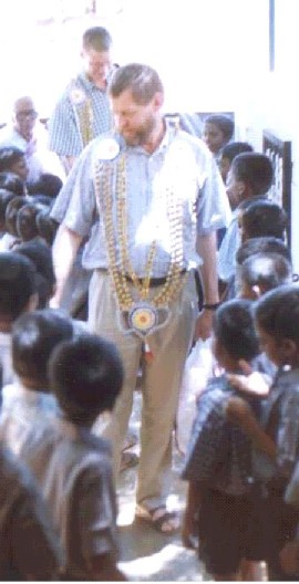 Rev. Bert visited us with his son Timothy - 1999