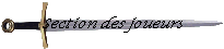 Section des joueurs