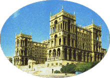 Big town Baku now is the capital of Azerbaijan.