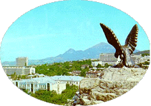 Nice town hidden among the mountains: Pyatigorsk.